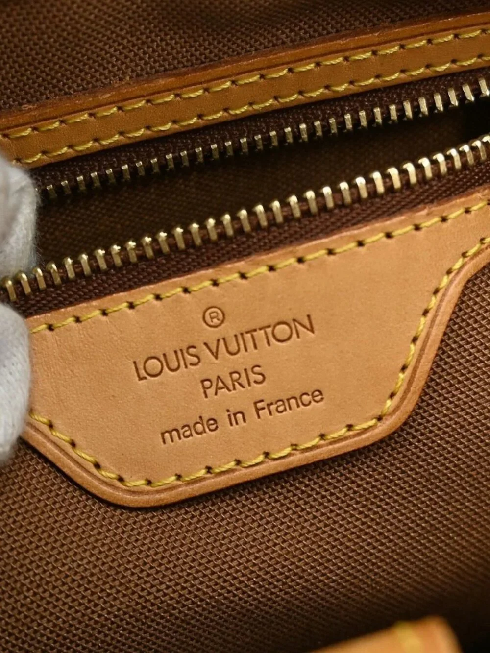 Best02 LOUIS VUITTON MONOGRAM VAVIN PM TOTE HANDBAG